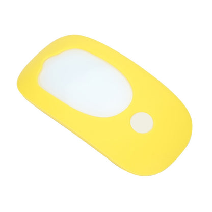 For Apple Magic Mouse 1 / 2 Mouse Silicone Protective Case(Yellow) - Protective Bags by buy2fix | Online Shopping UK | buy2fix