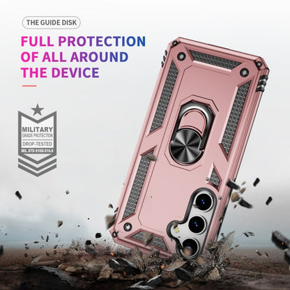 For Samsung Galaxy S25 5G Shockproof TPU + PC Phone Case(Rose Gold) by buy2fix
