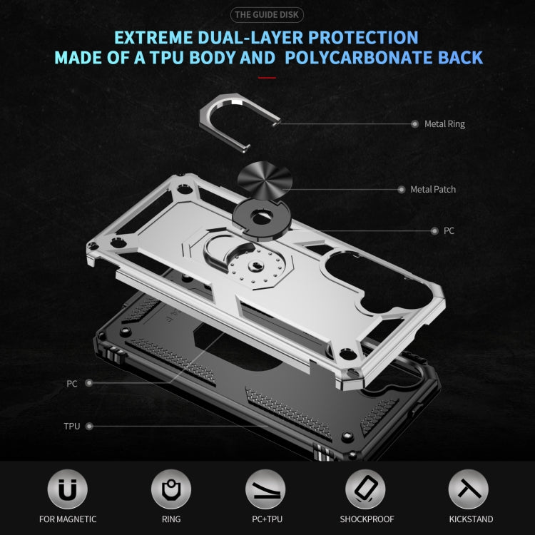 For Samsung Galaxy S25 5G Shockproof TPU + PC Phone Case(Silver) by buy2fix