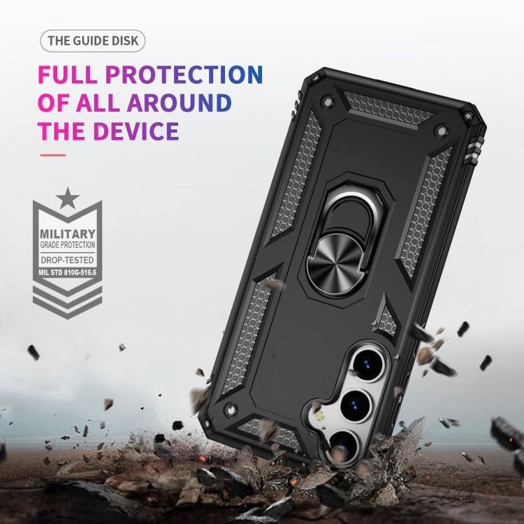 For Samsung Galaxy S25+ 5G Shockproof TPU + PC Phone Case(Black) by buy2fix