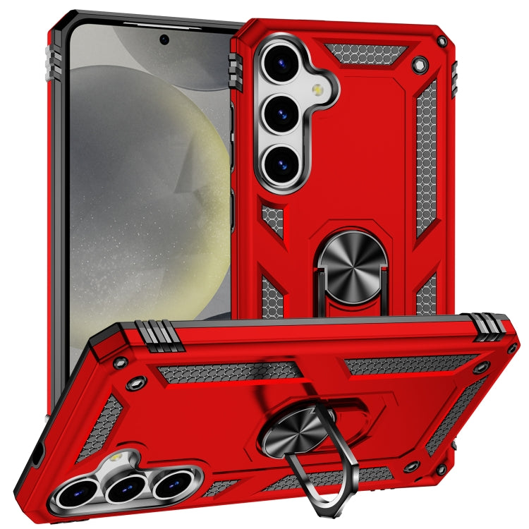 For Samsung Galaxy S25+ 5G Shockproof TPU + PC Phone Case(Red) by buy2fix