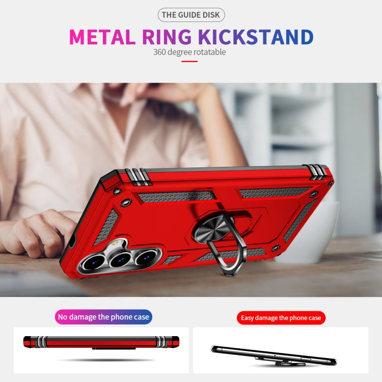 For Samsung Galaxy S25+ 5G Shockproof TPU + PC Phone Case(Red) by buy2fix