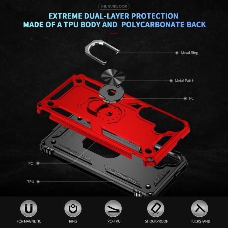 For Samsung Galaxy S25+ 5G Shockproof TPU + PC Phone Case(Red) by buy2fix
