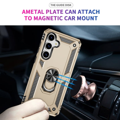 For Samsung Galaxy S25+ 5G Shockproof TPU + PC Phone Case(Gold) by buy2fix