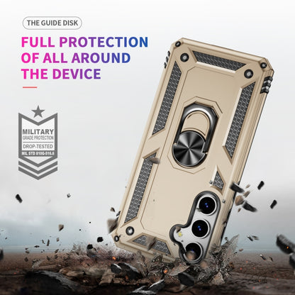 For Samsung Galaxy S25+ 5G Shockproof TPU + PC Phone Case(Gold) by buy2fix