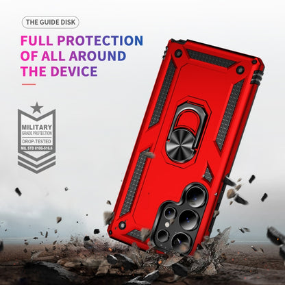 For Samsung Galaxy S25 Ultra 5G Shockproof TPU + PC Phone Case(Red) by buy2fix