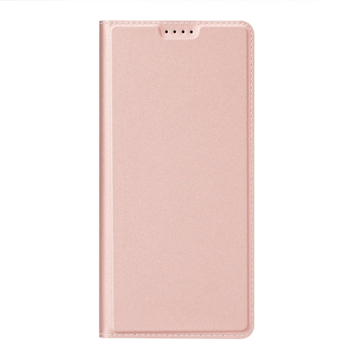 For Samsung Galaxy A55 5G DUX DUCIS Skin Pro Series Flip Leather Phone Case(Pink) - Galaxy Phone Cases by DUX DUCIS | Online Shopping UK | buy2fix