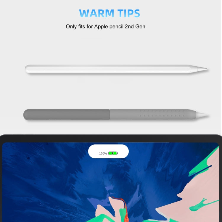 For Apple Pencil 2 / Pro DUX DUCIS Detachable Gradient Colorful Stylus Case(Gradient Grey) - Pencil Accessories by DUX DUCIS | Online Shopping UK | buy2fix