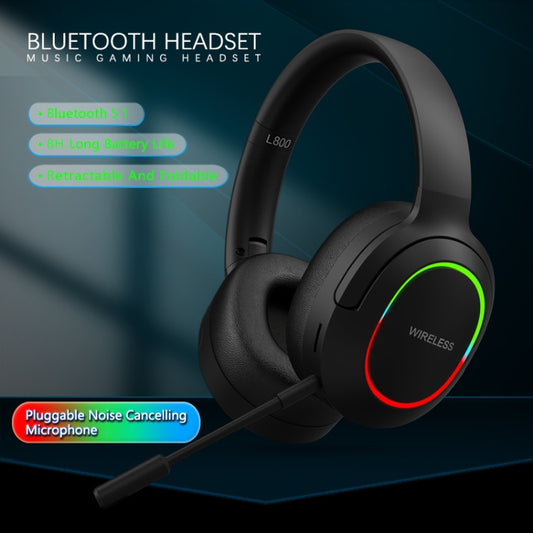 L800 Foldable ENC Noise Reduction Wireless Gaming Headset with Microphone(Green) by buy2fix