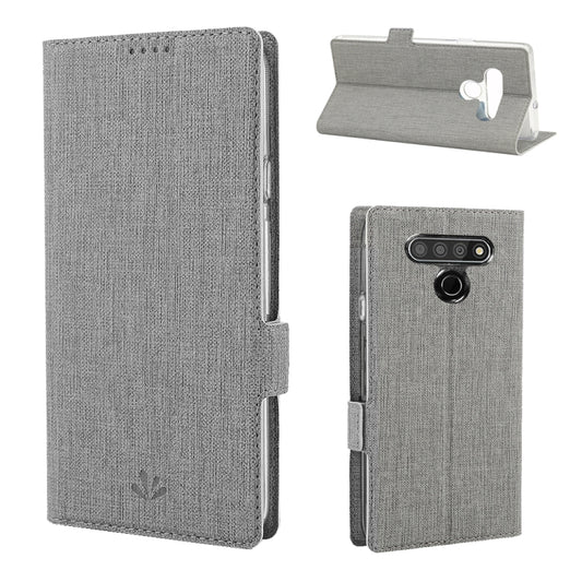 For LG Stylo 6 ViLi Side Button Magnetic Suction Type Shockproof TPU + PU Horizontal Flip Protective Case with Card Slot & Holder & Wallet(Grey) - LG Cases by ViLi | Online Shopping UK | buy2fix