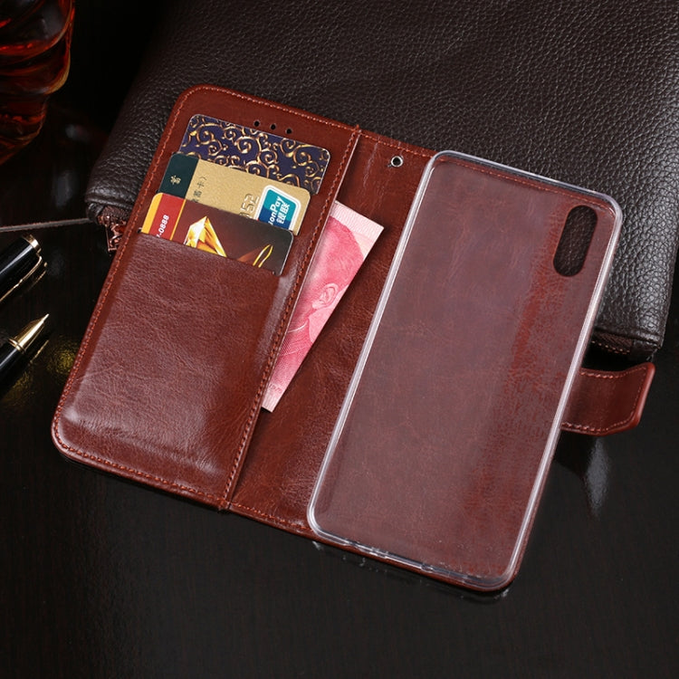 For TP-Link Neffos C9s idewei Crazy Horse Texture Horizontal Flip Leather Case with Holder & Card Slots & Wallet(Rose Red) - More Brand by idewei | Online Shopping UK | buy2fix