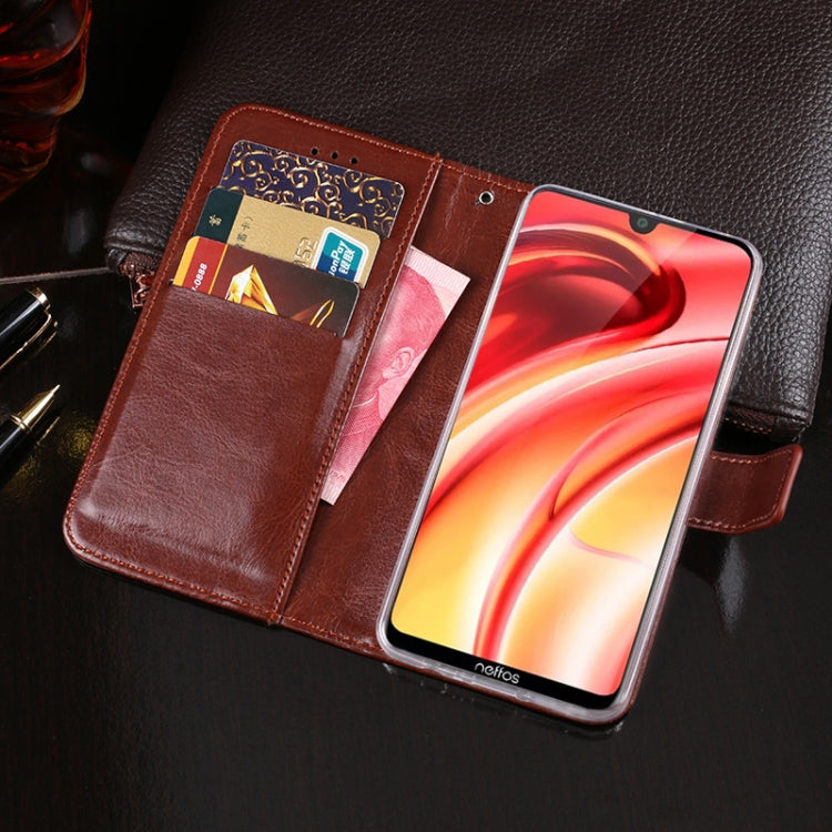 For TP-Link Neffos C9s idewei Crazy Horse Texture Horizontal Flip Leather Case with Holder & Card Slots & Wallet(Rose Red) - More Brand by idewei | Online Shopping UK | buy2fix