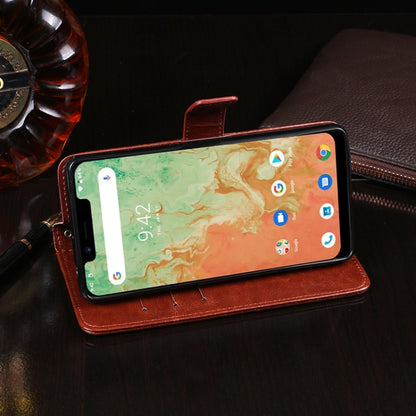 For UMIDIGI A3X idewei Crazy Horse Texture Horizontal Flip Leather Case with Holder & Card Slots & Wallet(Red) - More Brand by idewei | Online Shopping UK | buy2fix