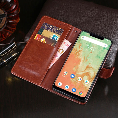 For UMIDIGI A3X idewei Crazy Horse Texture Horizontal Flip Leather Case with Holder & Card Slots & Wallet(Red) - More Brand by idewei | Online Shopping UK | buy2fix