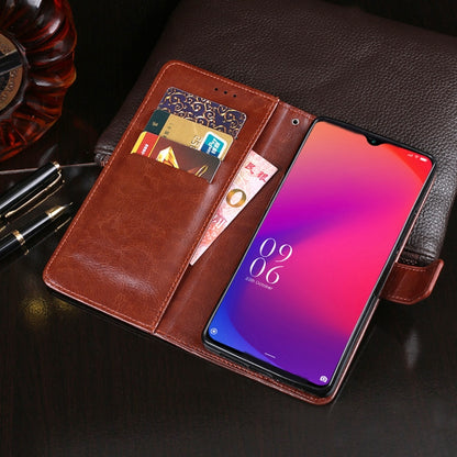 For DOOGEE X95 idewei Crazy Horse Texture Horizontal Flip Leather Case with Holder & Card Slots & Wallet(Rose Red) - More Brand by idewei | Online Shopping UK | buy2fix