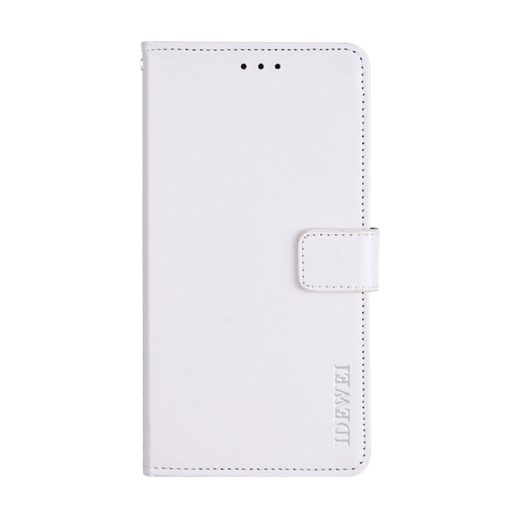 For Ulefone Note 8P idewei Crazy Horse Texture Horizontal Flip Leather Case with Holder & Card Slots & Wallet(White) by idewei