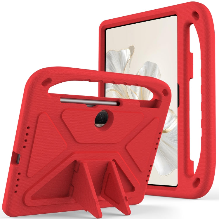 For Honor Pad 9 Handle EVA Shockproof Tablet Case with Holder(Red) - Honor by buy2fix | Online Shopping UK | buy2fix