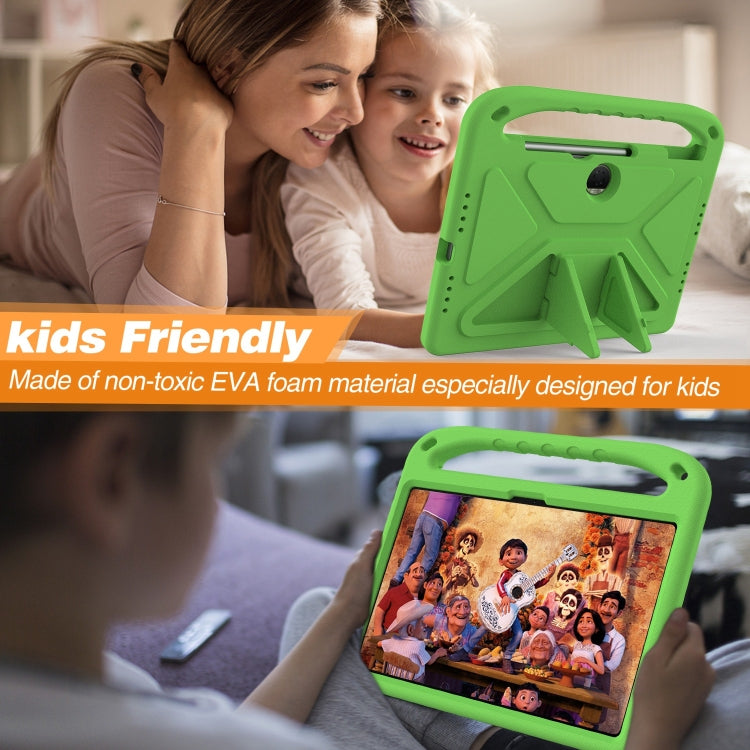 For Honor Pad 9 Handle Portable EVA Shockproof Tablet Case(Green) - Honor by buy2fix | Online Shopping UK | buy2fix