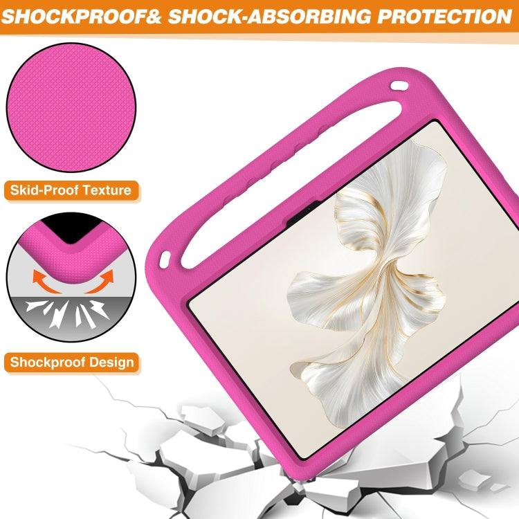 For Honor Pad 9 Handle Portable EVA Shockproof Tablet Case(Rose Red) - Honor by buy2fix | Online Shopping UK | buy2fix