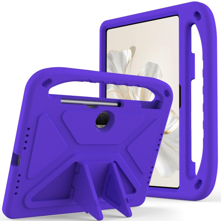 For Honor Pad 9 Handle EVA Shockproof Tablet Case with Holder(Purple) - Honor by buy2fix | Online Shopping UK | buy2fix