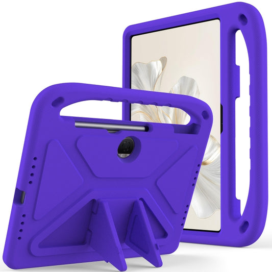 For Honor Pad 9 Handle EVA Shockproof Tablet Case with Holder(Purple) - Honor by buy2fix | Online Shopping UK | buy2fix