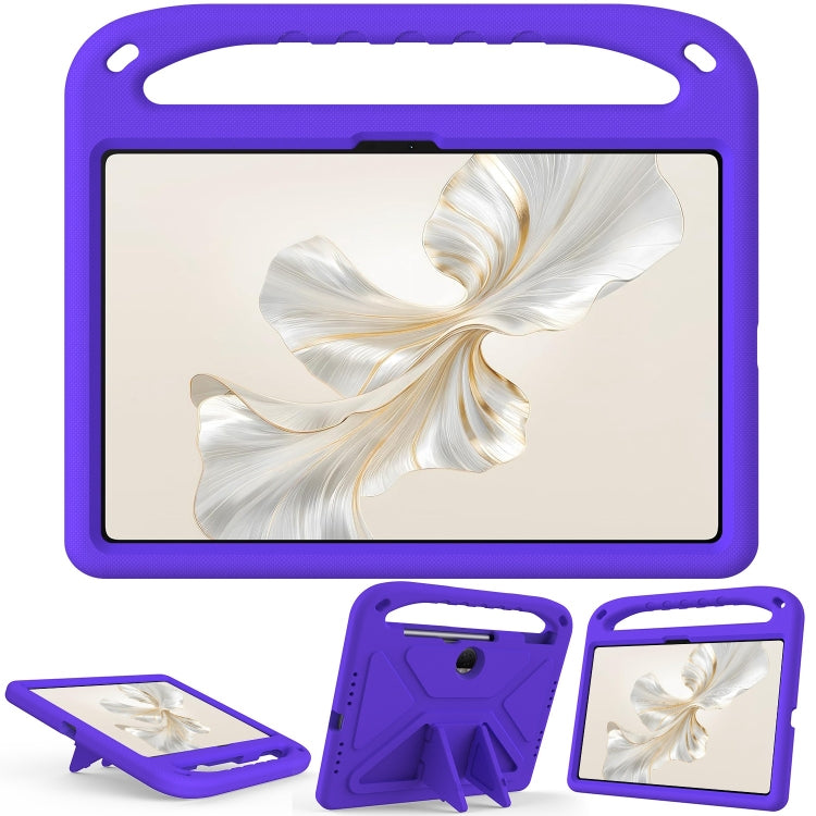 For Honor Pad 9 Handle EVA Shockproof Tablet Case with Holder(Purple) - Honor by buy2fix | Online Shopping UK | buy2fix