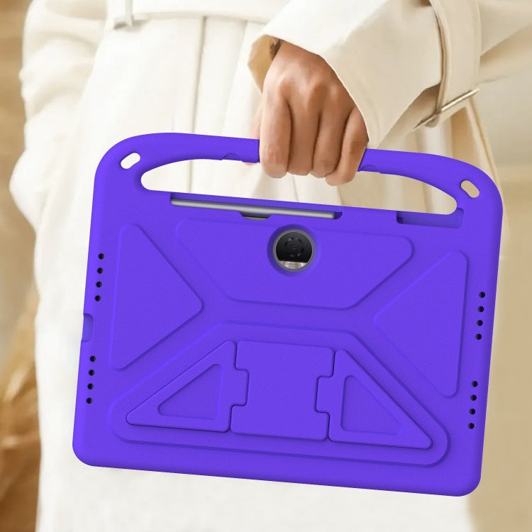 For Honor Pad 9 Handle EVA Shockproof Tablet Case with Holder(Purple) - Honor by buy2fix | Online Shopping UK | buy2fix