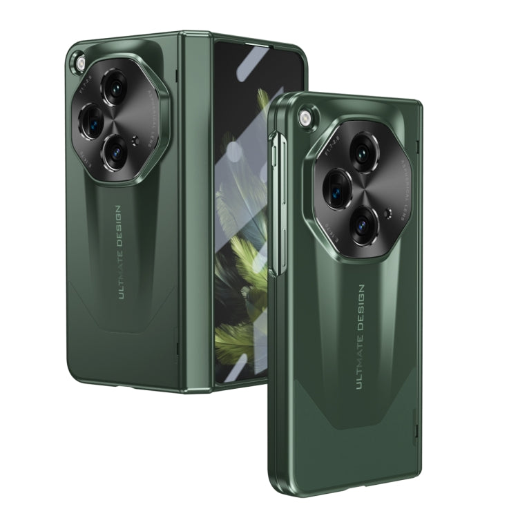 For OPPO Find N3 / OnePlus Open Integrated Frosted Electroplating Full Coverage Phone Case(Green) - OnePlus Cases by buy2fix | Online Shopping UK | buy2fix