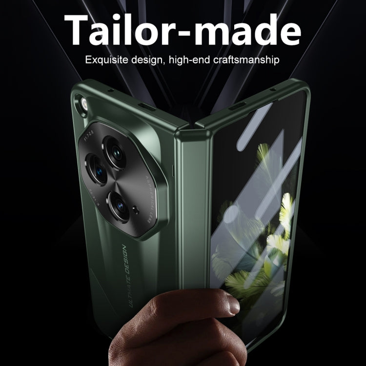 For OPPO Find N3 / OnePlus Open Integrated Frosted Electroplating Full Coverage Phone Case(Green) - OnePlus Cases by buy2fix | Online Shopping UK | buy2fix