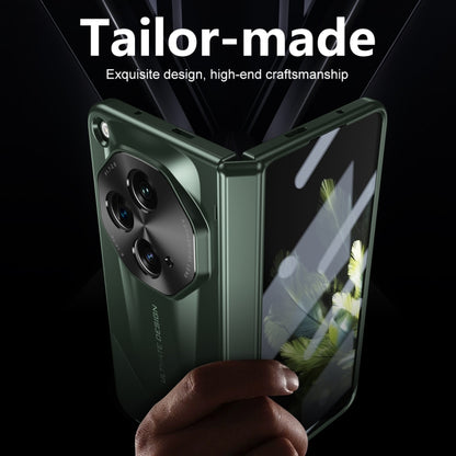 For OPPO Find N3 / OnePlus Open Integrated Frosted Electroplating Full Coverage Phone Case(Green) - OnePlus Cases by buy2fix | Online Shopping UK | buy2fix