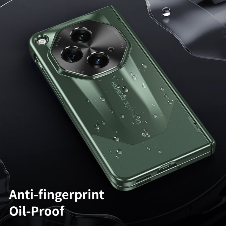 For OPPO Find N3 / OnePlus Open Integrated Frosted Electroplating Full Coverage Phone Case(Green) - OnePlus Cases by buy2fix | Online Shopping UK | buy2fix