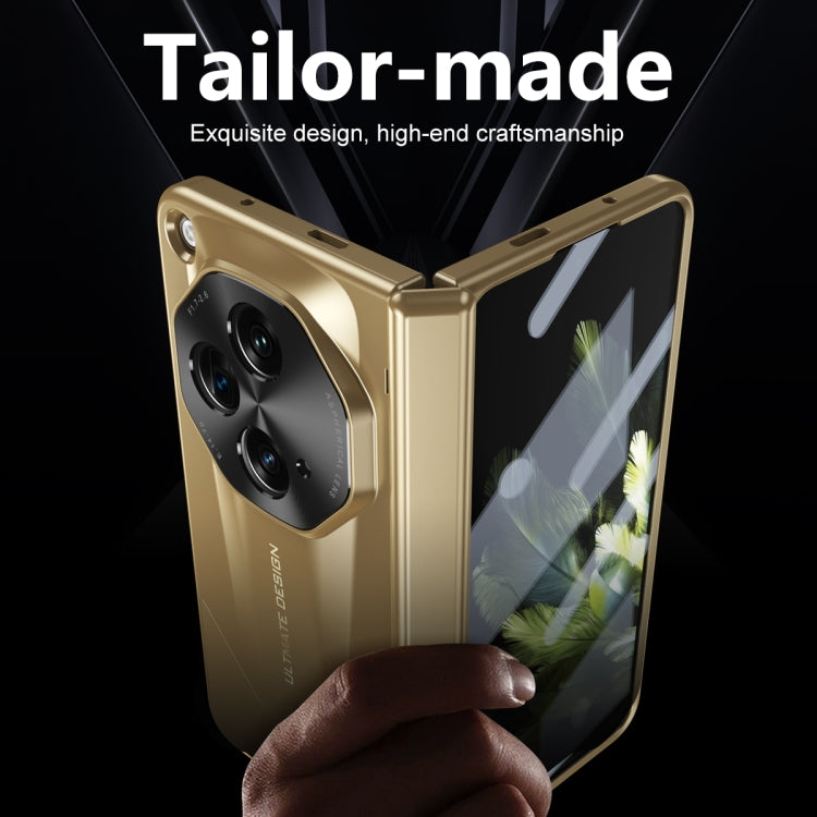 For OPPO Find N3 / OnePlus Open Integrated Frosted Electroplating Full Coverage Phone Case(Gold) - OnePlus Cases by buy2fix | Online Shopping UK | buy2fix