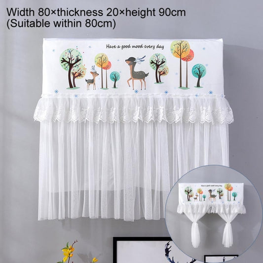 Do Not Take Dust-proof And Anti Direct Blowing Simple Wind Hanging Machine Air Conditioner Moon Cover, Size:Width 80 × Thickness 20 × Height 90cm(Cartoon Deer) by buy2fix