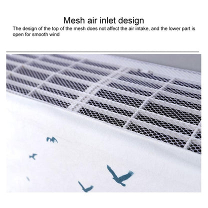 Do Not Take Dust-proof And Anti Direct Blowing Simple Wind Hanging Machine Air Conditioner Moon Cover, Size:Width 80 × Thickness 20 × Height 90cm(Striped Flamingo) - Dust Covers by buy2fix | Online Shopping UK | buy2fix