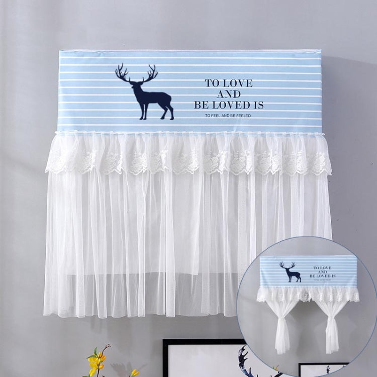 Do Not Take Dust-proof And Anti Direct Blowing Simple Wind Hanging Machine Air Conditioner Moon Cover, Size:Width 80 × Thickness 20 × Height 90cm(Striped Deer) - Dust Covers by buy2fix | Online Shopping UK | buy2fix