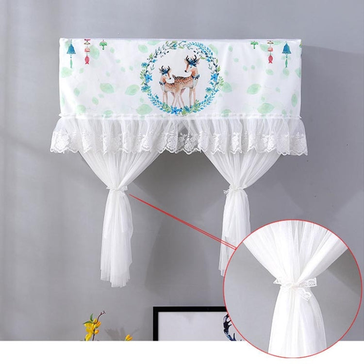 Do Not Take Dust-proof And Anti Direct Blowing Simple Wind Hanging Machine Air Conditioner Moon Cover, Size:Width 86 × Thickness 20 × Height 90cm(Flamingo) - Dust Covers by buy2fix | Online Shopping UK | buy2fix