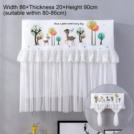 Do Not Take Dust-proof And Anti Direct Blowing Simple Wind Hanging Machine Air Conditioner Moon Cover, Size:Width 86 × Thickness 20 × Height 90cm(Cartoon Deer) by buy2fix