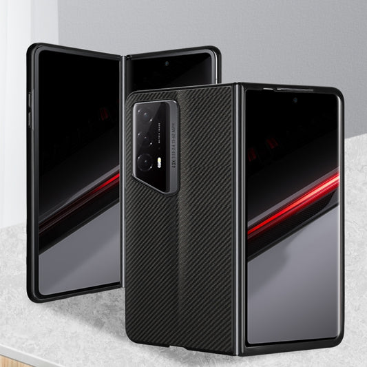 For Honor Magic V2 RSR Porsche Design ViLi TC Series Kevlar Carbon Fiber Texture Phone Case(Black) by ViLi