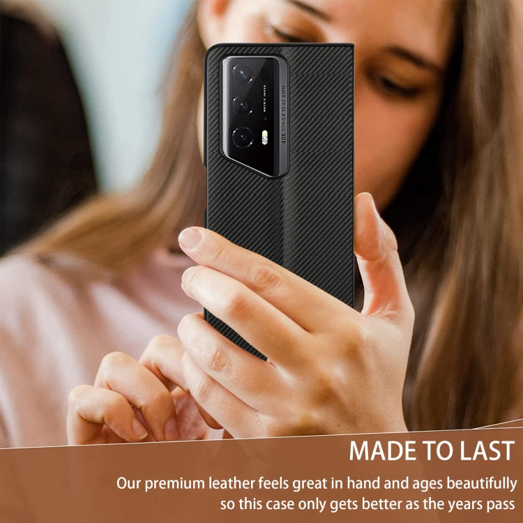 For Honor Magic V2 RSR Porsche Design ViLi TC Series Kevlar Carbon Fiber Texture Phone Case(Black) by ViLi