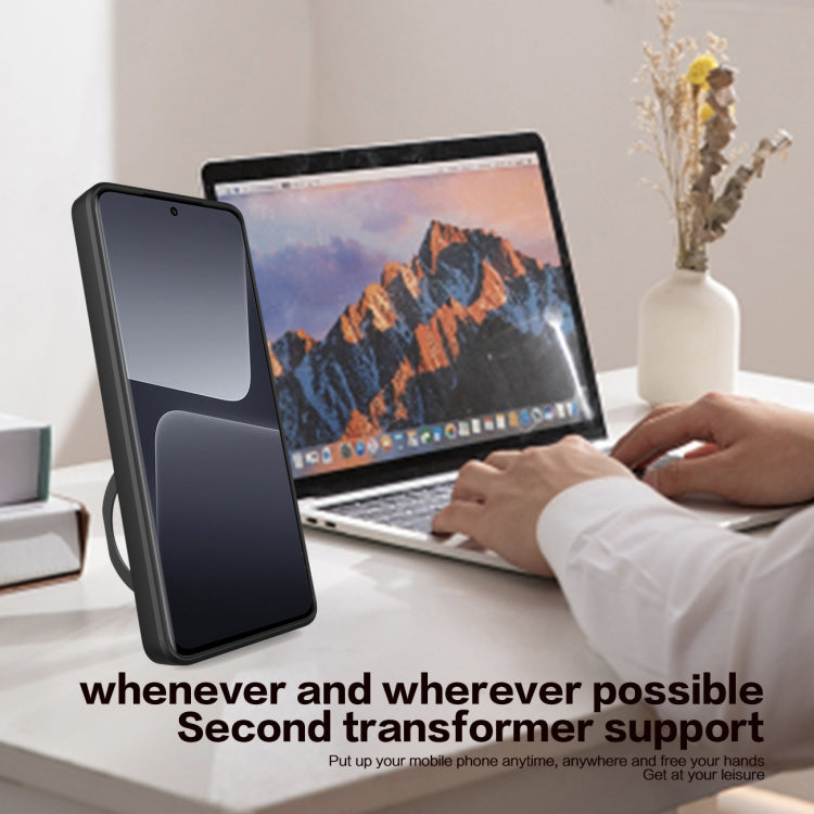 For Tecno Pova 5 CD Texture Sliding Camshield Magnetic Holder Phone Case(Purple) by buy2fix