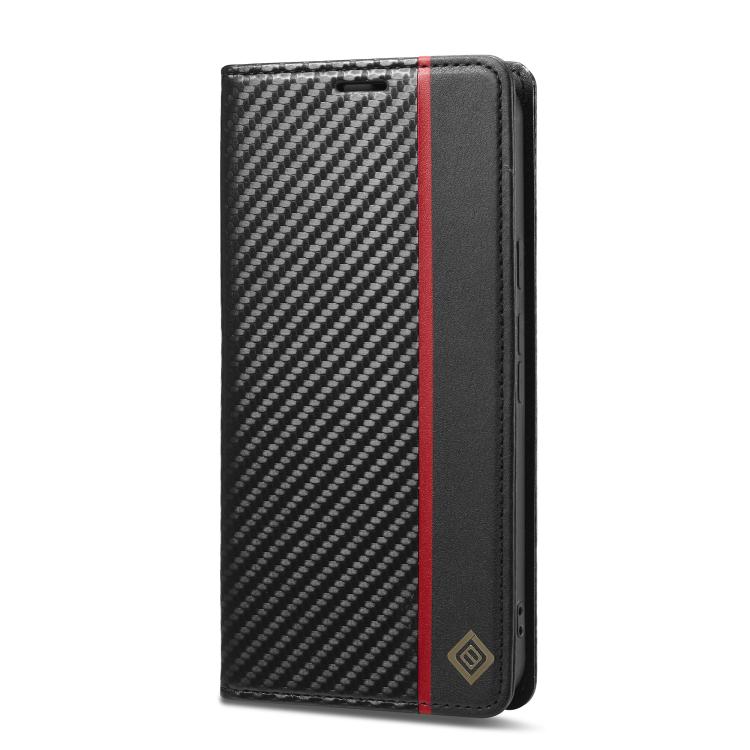 For Google Pixel 10 / 10 Pro LC.IMEEKE Carbon Fiber Leather Phone Case(Vertical Black) - Google Cases by LC.IMEEKE | Online Shopping UK | buy2fix