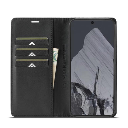 For Google Pixel 10 / 10 Pro LC.IMEEKE Carbon Fiber Leather Phone Case(Vertical Black) - Google Cases by LC.IMEEKE | Online Shopping UK | buy2fix