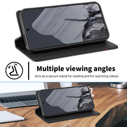 For Google Pixel 10 / 10 Pro LC.IMEEKE Carbon Fiber Leather Phone Case(Horizontal Black) - Google Cases by LC.IMEEKE | Online Shopping UK | buy2fix