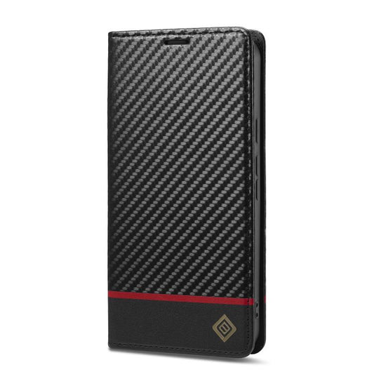 For Google Pixel 10 Pro XL LC.IMEEKE Carbon Fiber Leather Phone Case(Horizontal Black) - Google Cases by LC.IMEEKE | Online Shopping UK | buy2fix