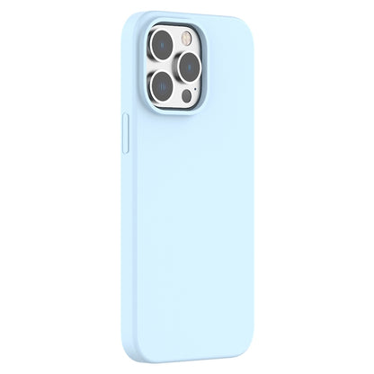 For iPhone 15 Pro Mutural Yuemu Series Liquid Silicone Phone Case(Light Blue) - iPhone 15 Pro Cases by Mutural | Online Shopping UK | buy2fix