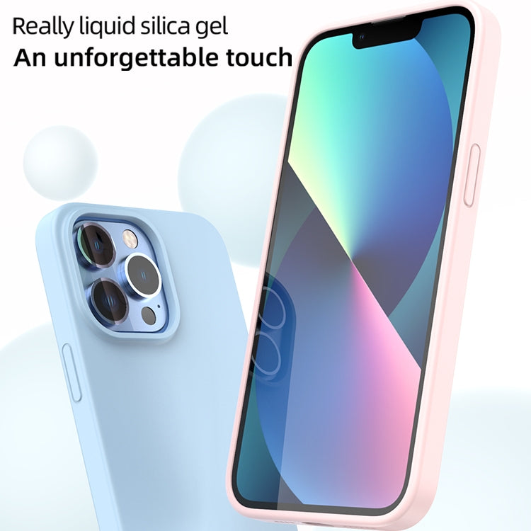 For iPhone 15 Pro Mutural Yuemu Series Liquid Silicone Phone Case(Light Blue) - iPhone 15 Pro Cases by Mutural | Online Shopping UK | buy2fix