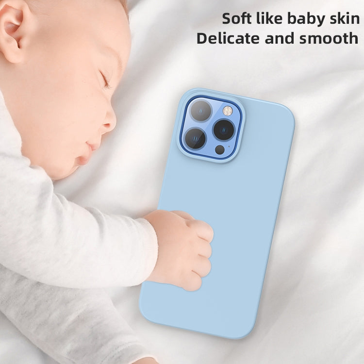 For iPhone 15 Pro Mutural Yuemu Series Liquid Silicone Phone Case(Light Blue) - iPhone 15 Pro Cases by Mutural | Online Shopping UK | buy2fix