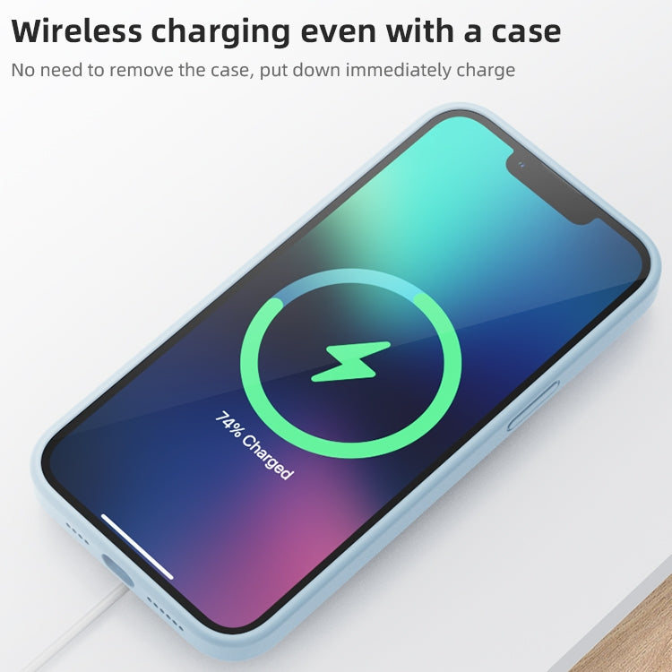 For iPhone 15 Pro Mutural Yuemu Series Liquid Silicone Phone Case(Light Blue) - iPhone 15 Pro Cases by Mutural | Online Shopping UK | buy2fix