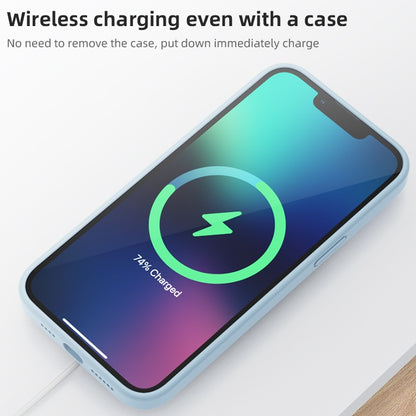 For iPhone 15 Pro Mutural Yuemu Series Liquid Silicone Phone Case(Light Blue) - iPhone 15 Pro Cases by Mutural | Online Shopping UK | buy2fix