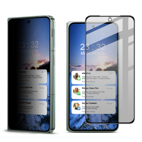 For OPPO Find N3 5G / OnePlus Open imak HD Full Screen Anti-spy Tempered Glass Protective Film
